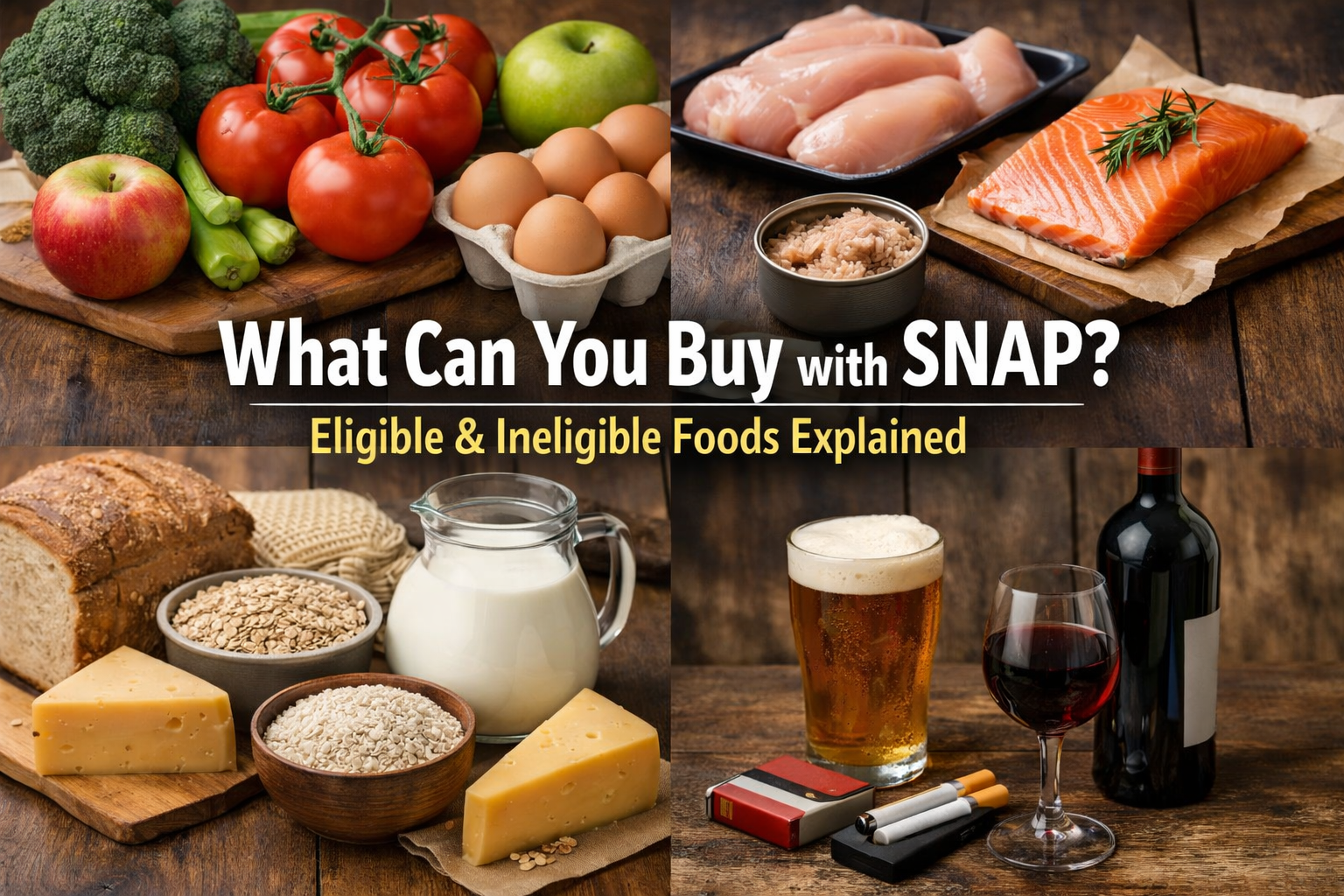 What Can You Buy with SNAP? Eligible and Ineligible Foods Explained